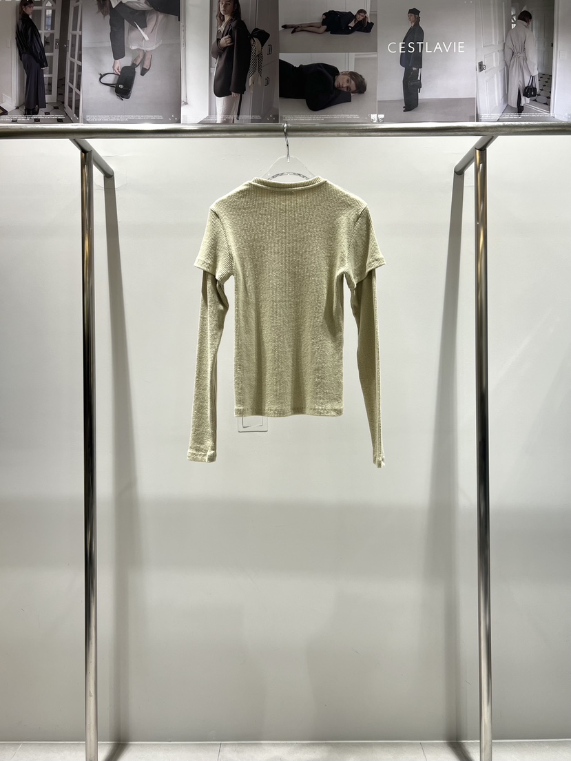 CESTLAVIE東大門㊣直郵女裝新款人氣時尚職業熱賣針織衫假兩件CESTLAVIE針織衫