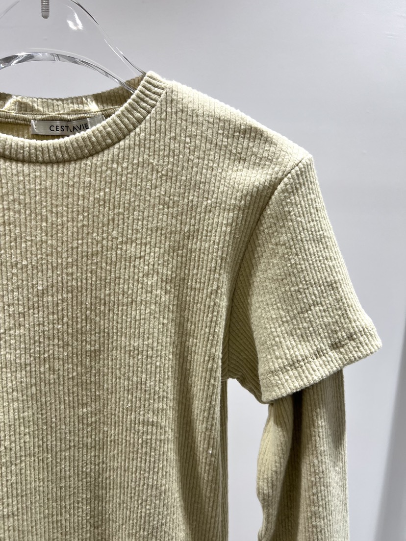 CESTLAVIE東大門㊣直郵女裝新款人氣時尚職業熱賣針織衫假兩件CESTLAVIE針織衫