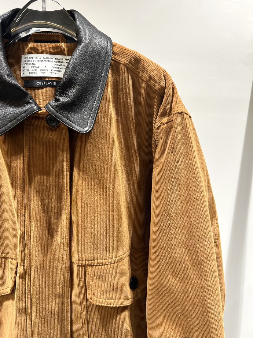 CESTLAVIE東大門㊣直郵女士新款職業真品時尚推薦夾克燈芯絨CESTLAVIE夾克