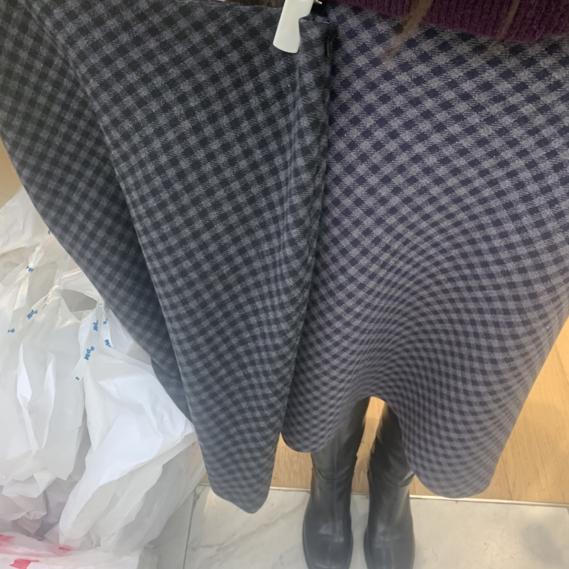 JINSIM韓國直郵㊣女裝新品真品熱賣職業時尚半身裙中短裙格子JINSIM半身裙/中短裙