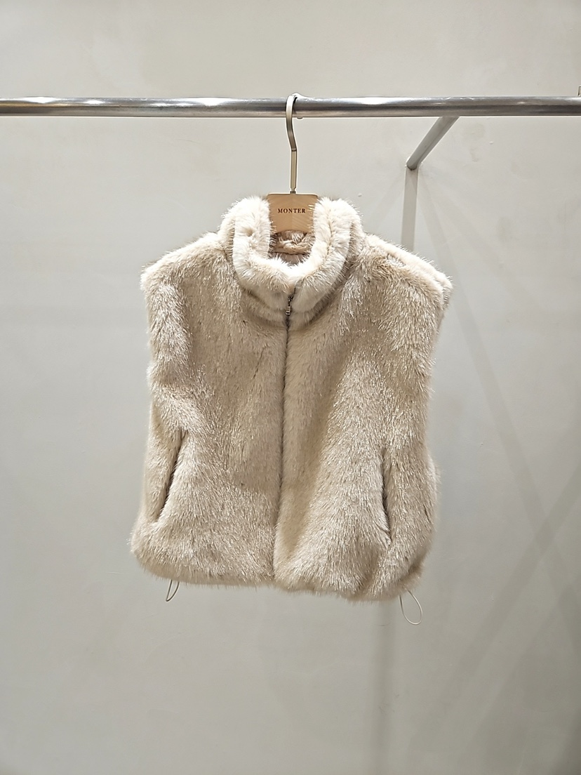 MONTER東大門㊣直郵女士新款熱賣25秋冬職業真品人氣馬甲狐貍MONTER馬甲圖色2