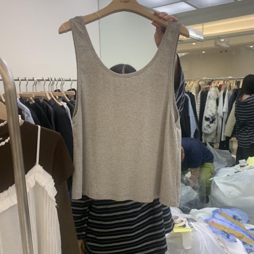 FLAUNT東大門㊣代購女士新品職業25秋冬時尚熱賣人氣吊帶背心FLAUNT吊帶/背心圖色1