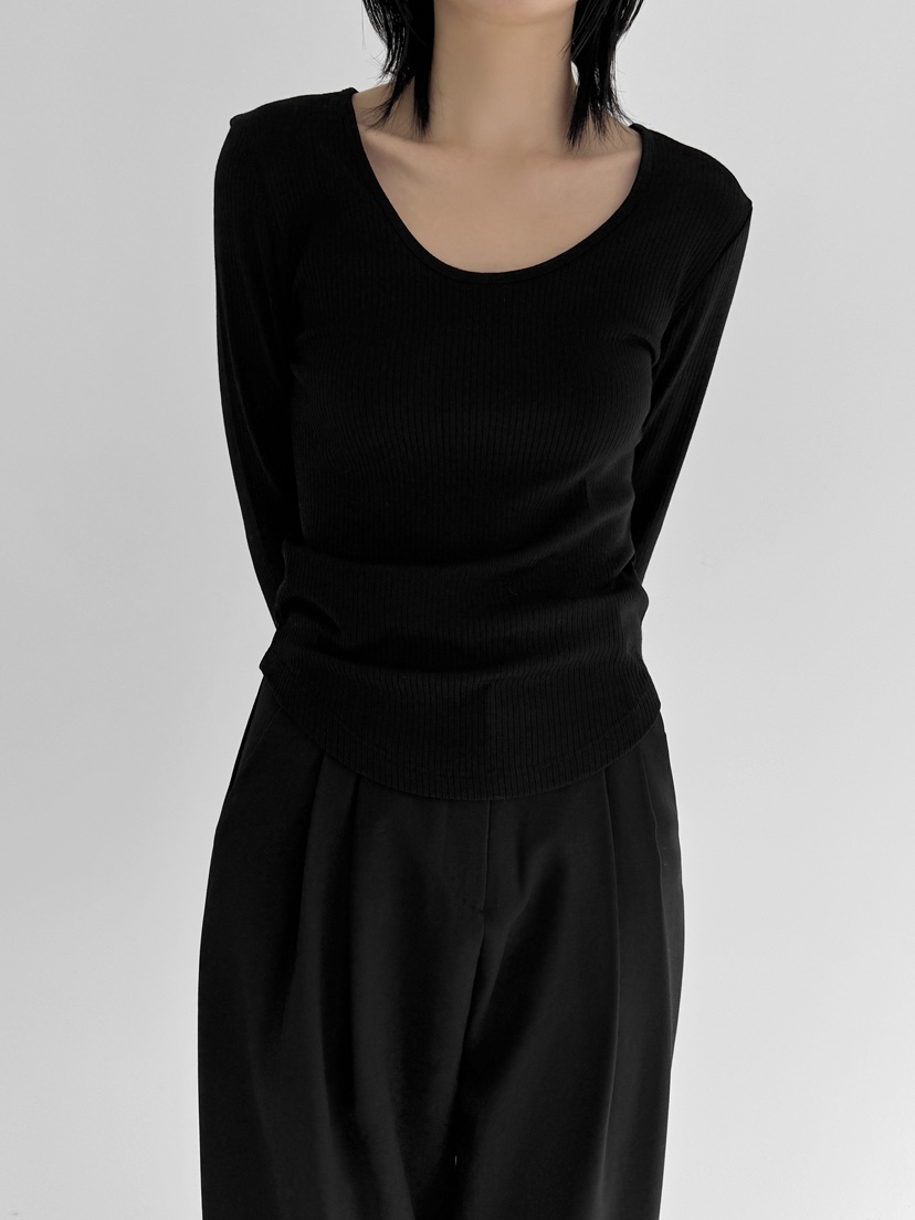 YIKHO STYLE東大門㊣直郵女裝新款推薦熱賣休閑真品長袖T恤YIKHO STYLE長袖T恤