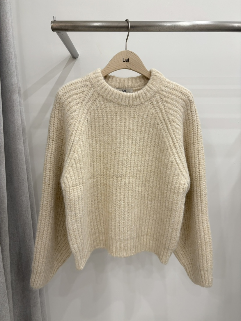 LAI韓國代購㊣女士新款推薦25秋冬熱賣人氣職業真品時尚毛衣Lai毛衣圖色1
