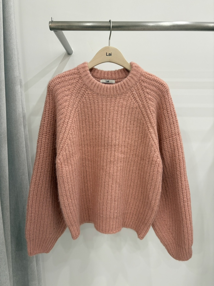 LAI韓國代購㊣女士新款推薦25秋冬熱賣人氣職業真品時尚毛衣Lai毛衣圖色2