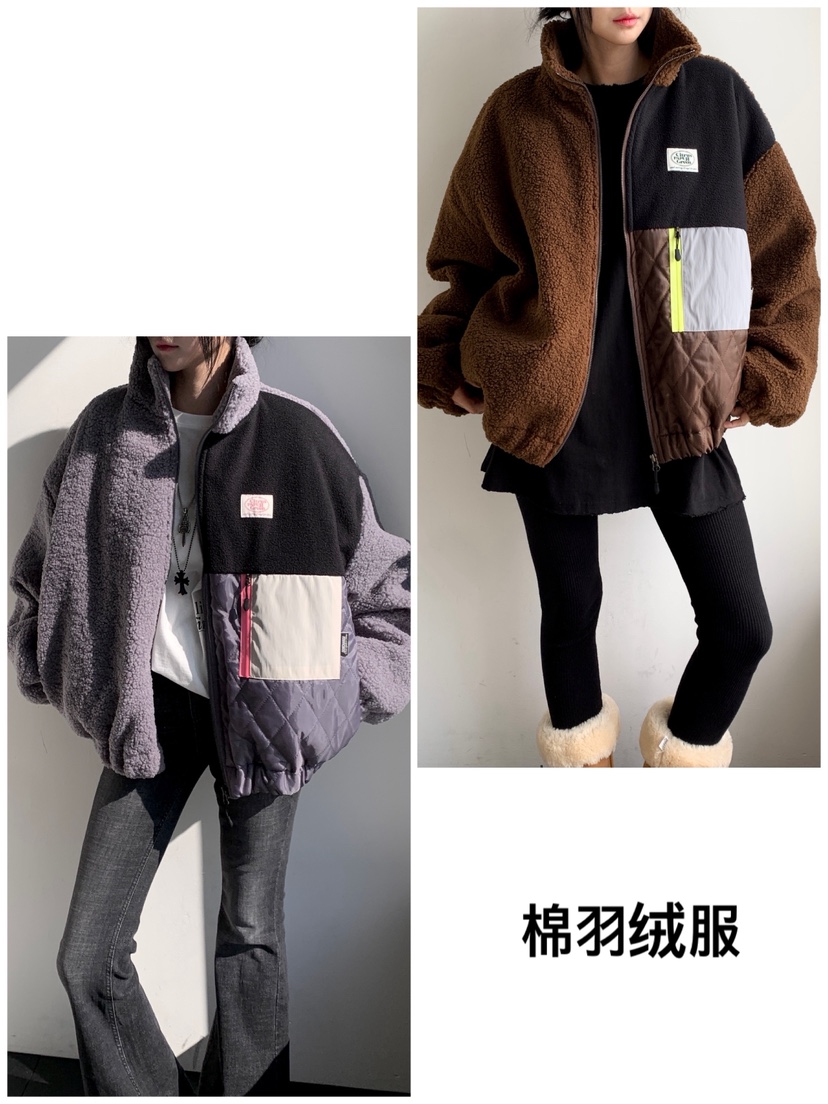 DAVICHI韓國代購㊣女士新款25秋冬職業推薦時尚人氣短款棉服DAVICHI短款棉服