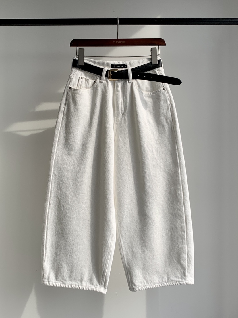 DAVICHI韓國代購㊣女裝新品推薦人氣休閑褲含隨機腰帶拉絨棉DAVICHI休閑褲圖色1