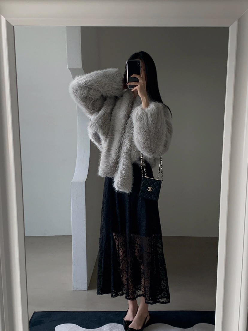 VERANDA韓國直郵㊣女士新品職業休閑25秋冬人氣真品夾克含圍巾VERANDA夾克