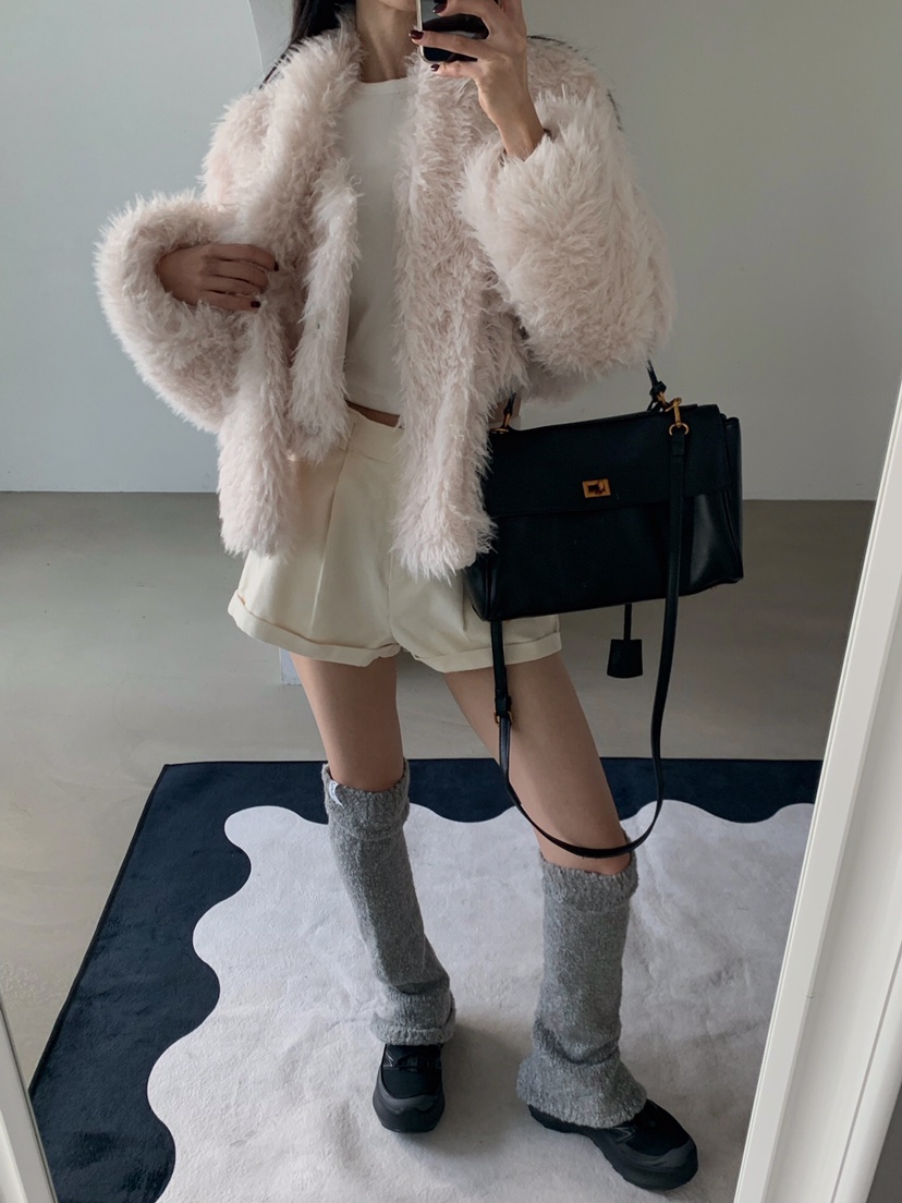 VERANDA韓國直郵㊣女士新品職業休閑25秋冬人氣真品夾克含圍巾VERANDA夾克