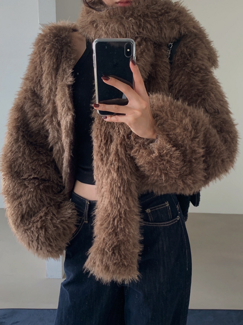 VERANDA韓國直郵㊣女士新品職業休閑25秋冬人氣真品夾克含圍巾VERANDA夾克