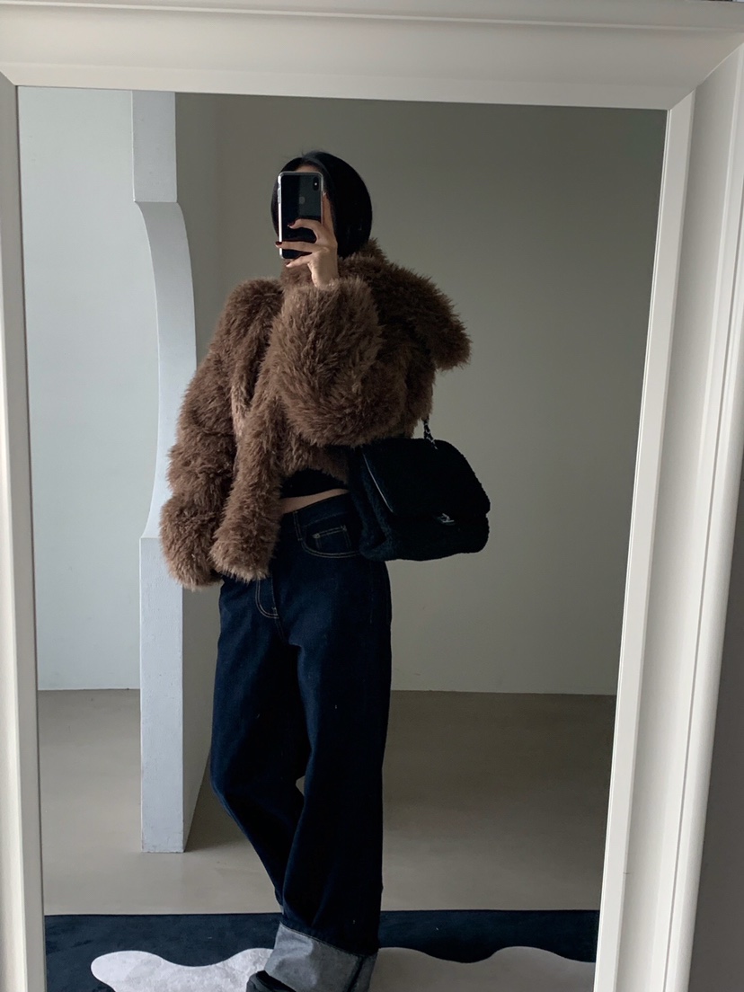 VERANDA韓國直郵㊣女士新品職業休閑25秋冬人氣真品夾克含圍巾VERANDA夾克