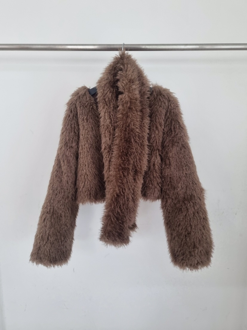 VERANDA韓國直郵㊣女士新品職業休閑25秋冬人氣真品夾克含圍巾VERANDA夾克圖色3