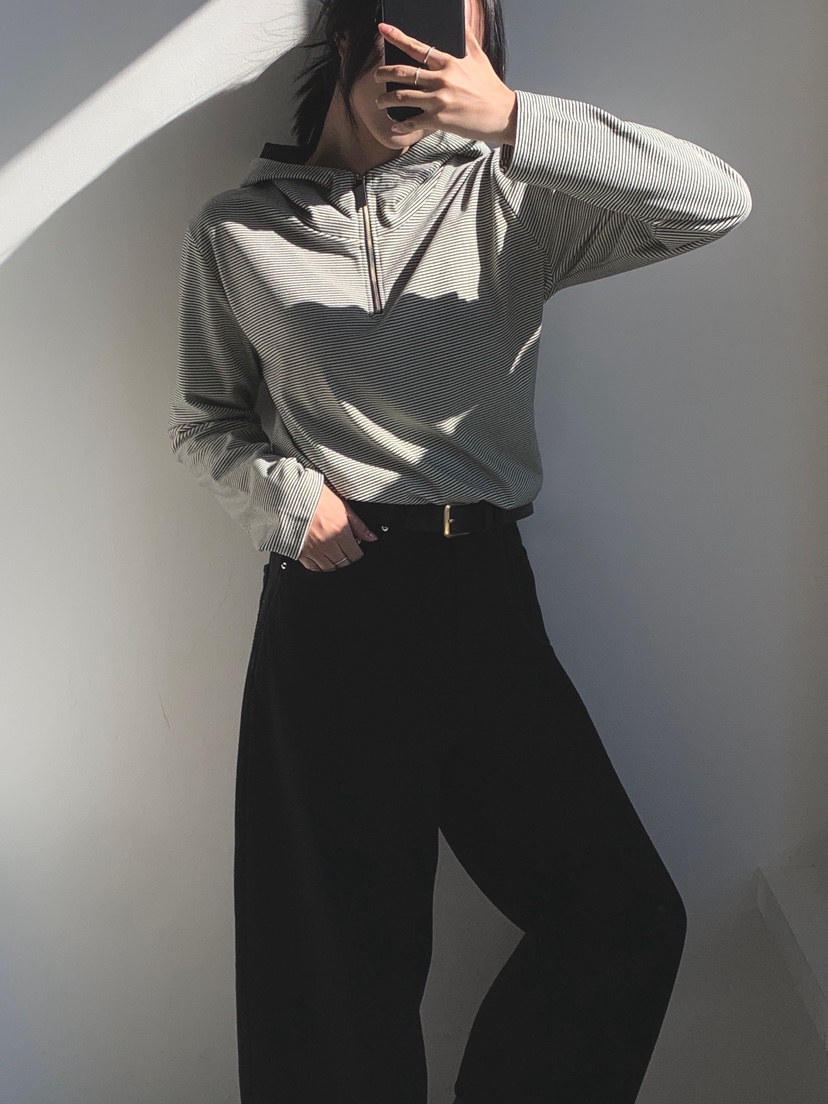 DAVICHI東大門㊣直郵女士新品推薦休閑職業真品長袖T恤拉絨DAVICHI長袖T恤