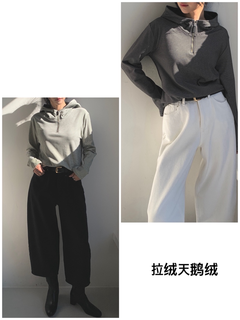 DAVICHI東大門㊣直郵女士新品推薦休閑職業真品長袖T恤拉絨DAVICHI長袖T恤