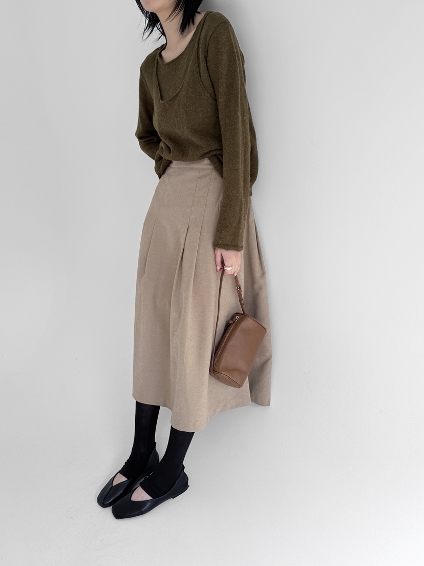 YIKHO STYLE韓國代購㊣女士新款休閑時尚真品針織衫假兩件YIKHO STYLE針織衫