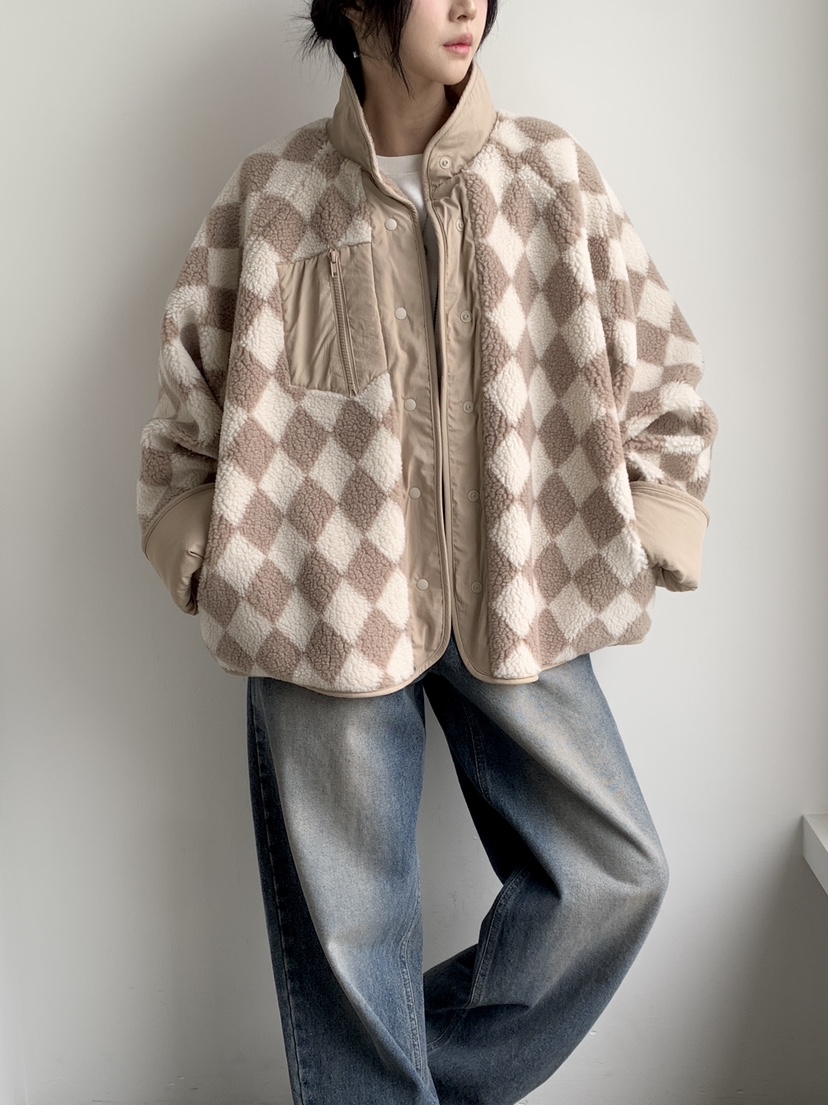 DAVICHI韓國代購㊣女裝新品休閑推薦熱賣25秋冬短款棉服里外穿DAVICHI短款棉服