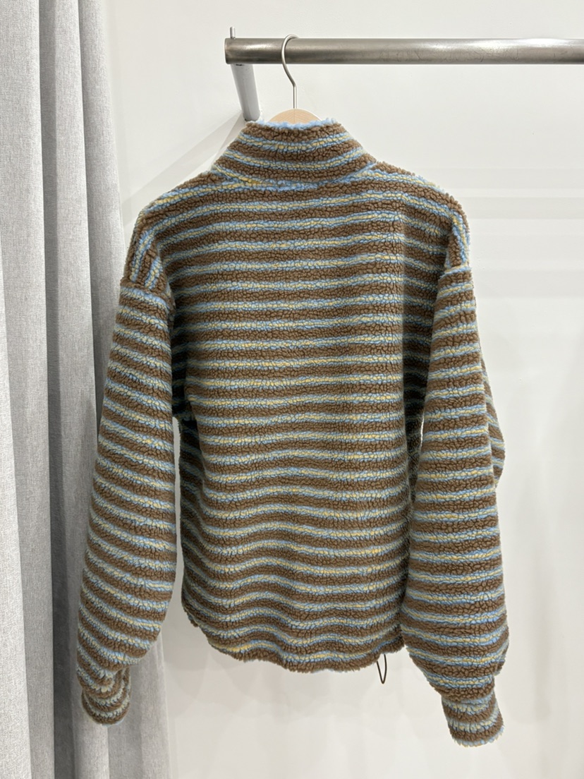 LAI韓國代購㊣女士新品職業休閑人氣時尚熱賣推薦衛衣羊毛條紋Lai衛衣