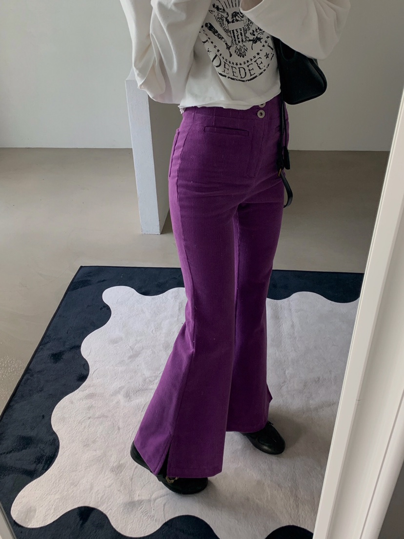 VERANDA韓國直郵㊣女裝新款休閑25秋冬時尚推薦真品職業休閑褲VERANDA休閑褲