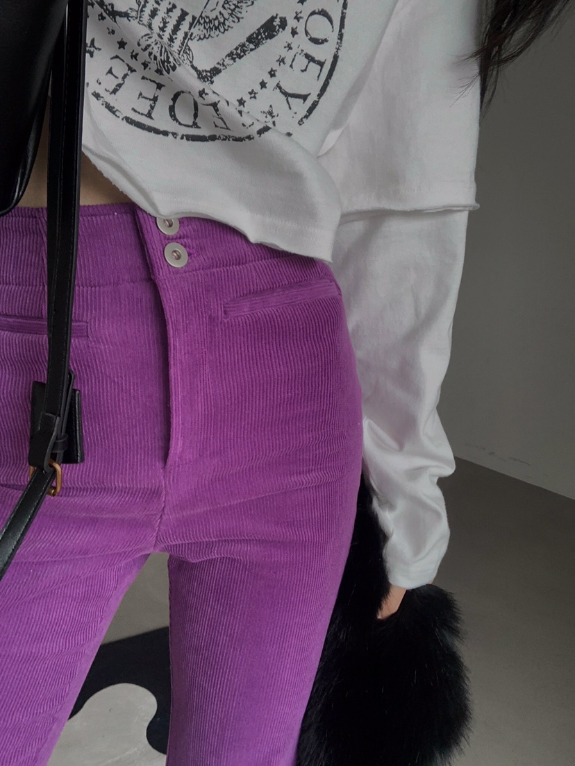 VERANDA韓國直郵㊣女裝新款休閑25秋冬時尚推薦真品職業休閑褲VERANDA休閑褲