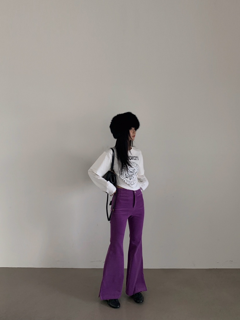 VERANDA韓國直郵㊣女裝新款休閑25秋冬時尚推薦真品職業休閑褲VERANDA休閑褲