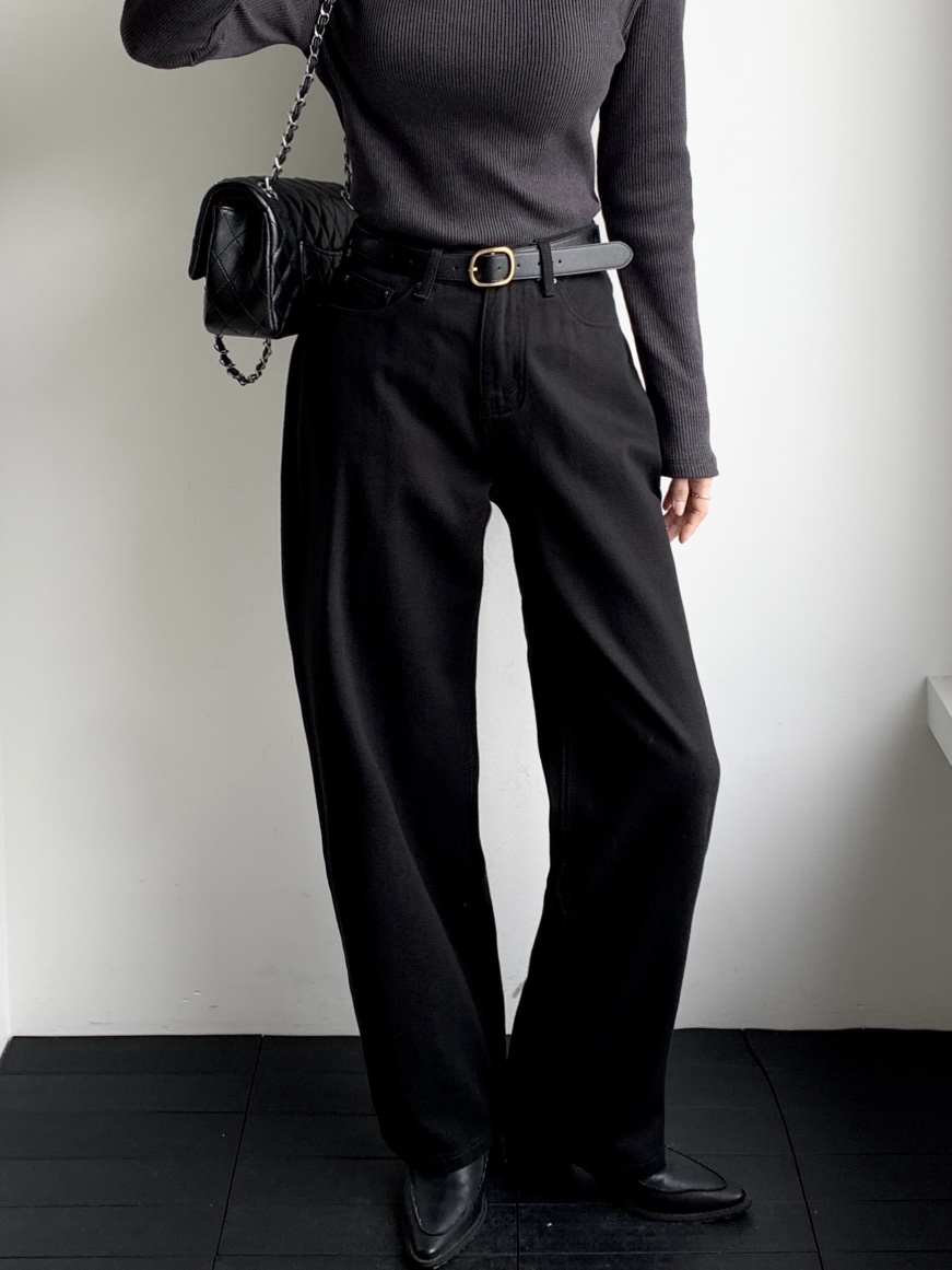 DAVICHI韓國代購㊣女士新品推薦休閑職業休閑褲含隨機腰帶棉DAVICHI休閑褲