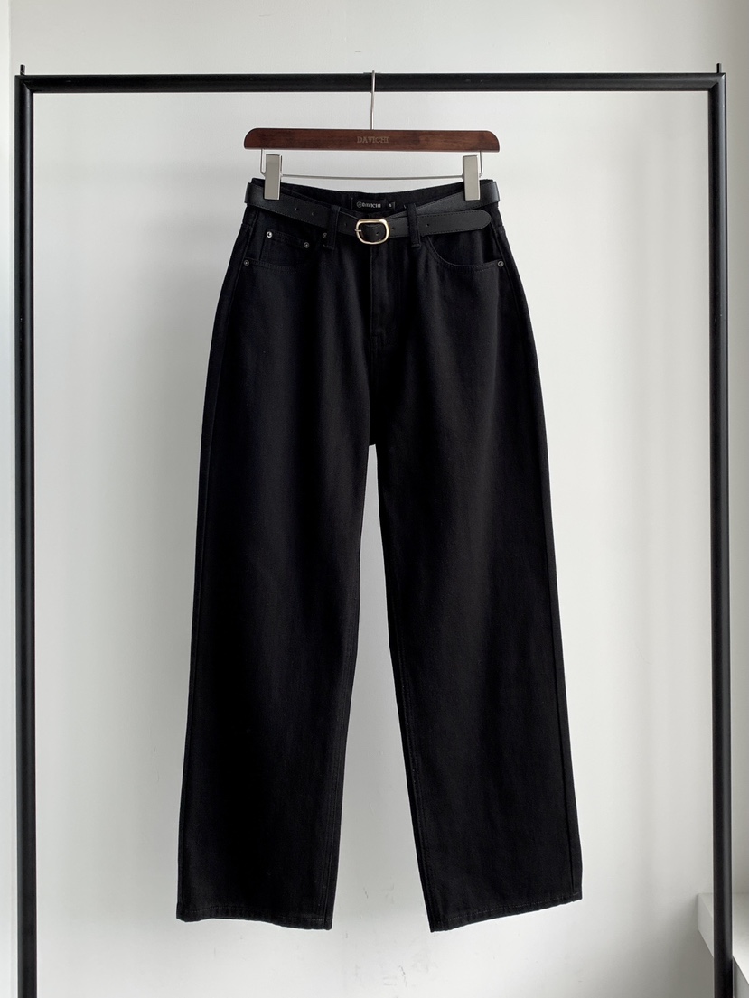 DAVICHI韓國代購㊣女士新品推薦休閑職業休閑褲含隨機腰帶棉DAVICHI休閑褲圖色5