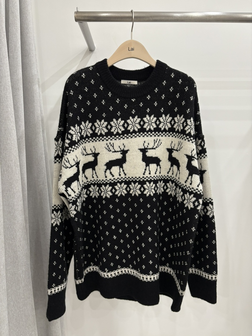 LAI東大門㊣代購女士新款推薦25秋冬真品職業休閑時尚針織衫Lai針織衫圖色3