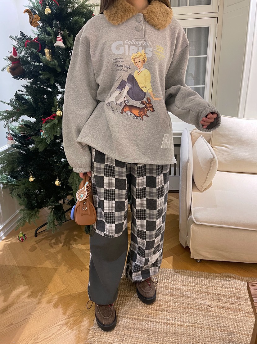 BOUTIQUE-L東大門㊣實拍女裝新品時尚25秋冬休閑真品休閑褲BOUTIQUE-L休閑褲