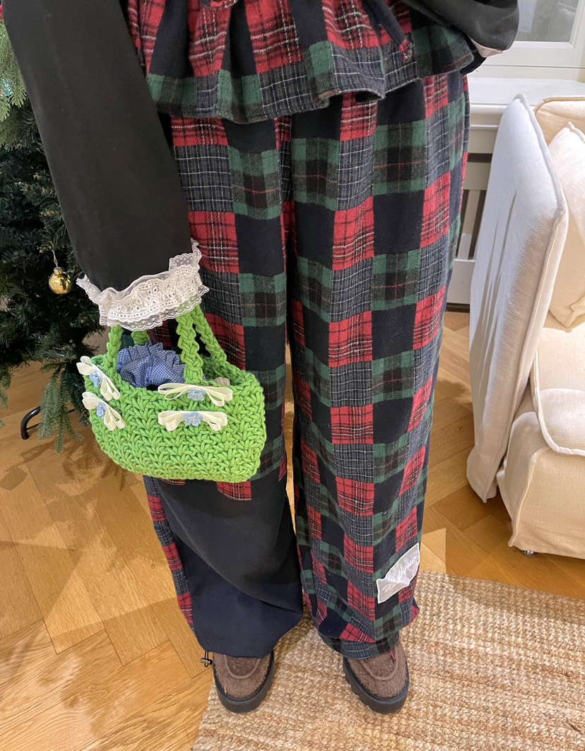 BOUTIQUE-L東大門㊣實拍女裝新品時尚25秋冬休閑真品休閑褲BOUTIQUE-L休閑褲