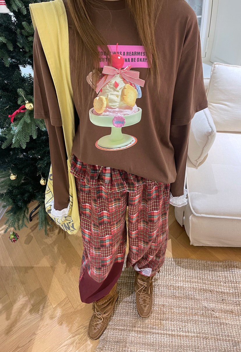 BOUTIQUE-L東大門㊣實拍女裝新品時尚25秋冬休閑真品休閑褲BOUTIQUE-L休閑褲