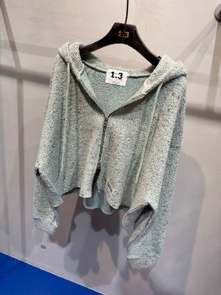 1.3東大門㊣實拍女裝新款休閑時尚推薦真品人氣熱賣夾克兜帽1.3夾克