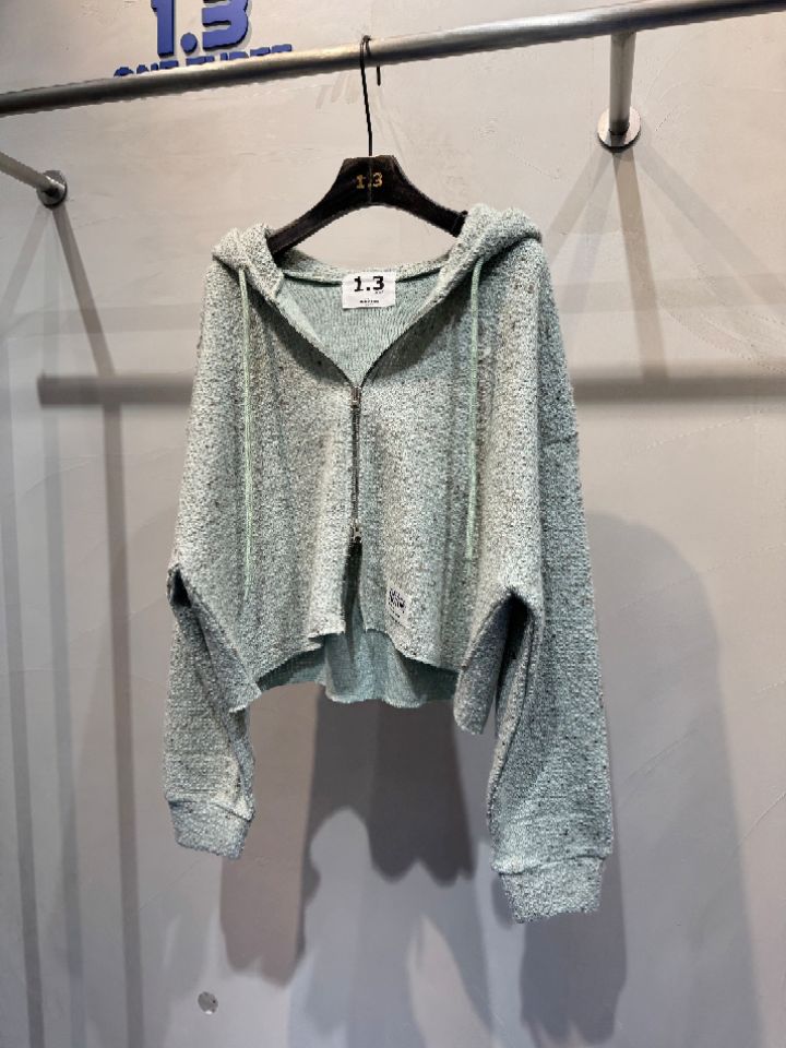1.3東大門㊣實拍女裝新款休閑時尚推薦真品人氣熱賣夾克兜帽1.3夾克