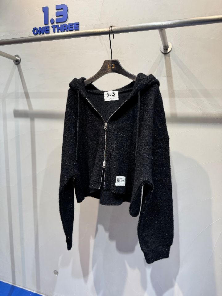 1.3東大門㊣實拍女裝新款休閑時尚推薦真品人氣熱賣夾克兜帽1.3夾克