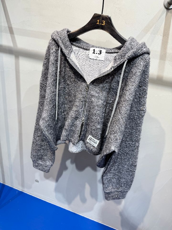 1.3東大門㊣實拍女裝新款休閑時尚推薦真品人氣熱賣夾克兜帽1.3夾克