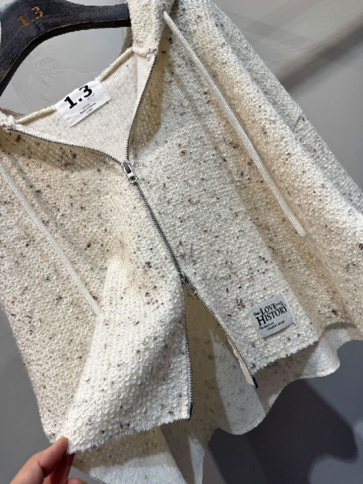 1.3東大門㊣實拍女裝新款休閑時尚推薦真品人氣熱賣夾克兜帽1.3夾克