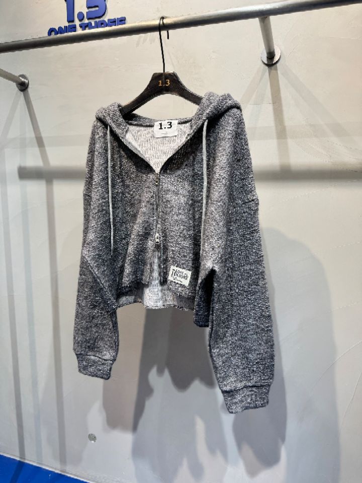 1.3東大門㊣實拍女裝新款休閑時尚推薦真品人氣熱賣夾克兜帽1.3夾克