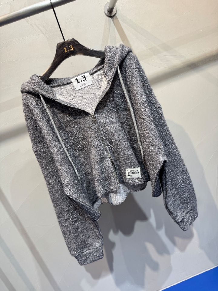 1.3東大門㊣實拍女裝新款休閑時尚推薦真品人氣熱賣夾克兜帽1.3夾克