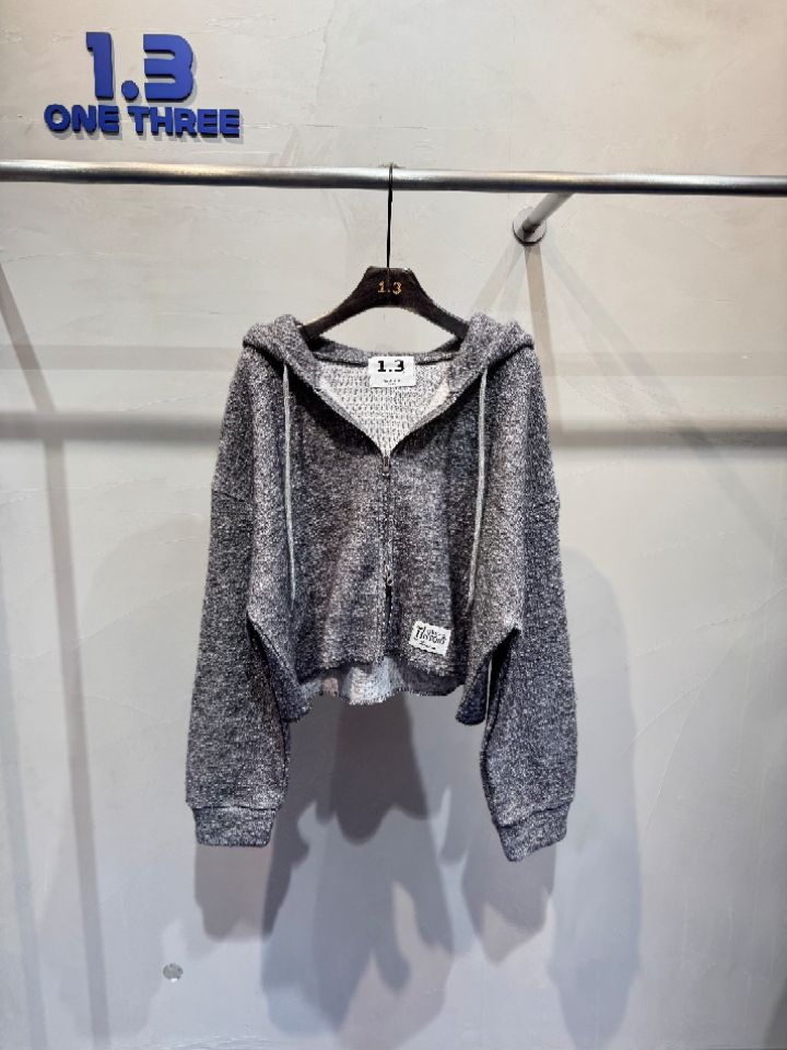 1.3東大門㊣實拍女裝新款休閑時尚推薦真品人氣熱賣夾克兜帽1.3夾克圖色3