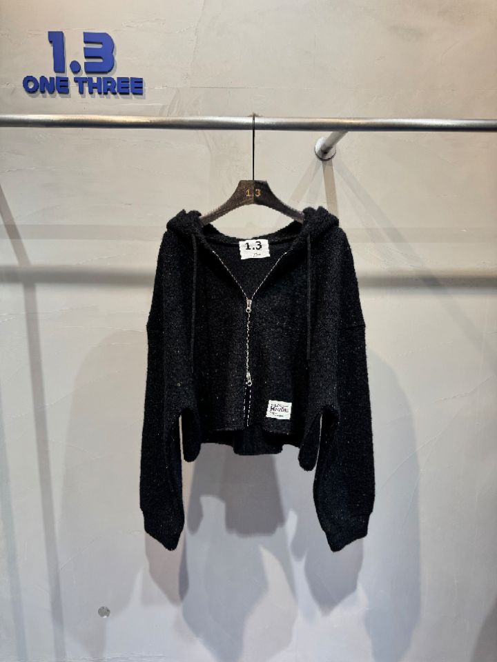 1.3東大門㊣實拍女裝新款休閑時尚推薦真品人氣熱賣夾克兜帽1.3夾克圖色4