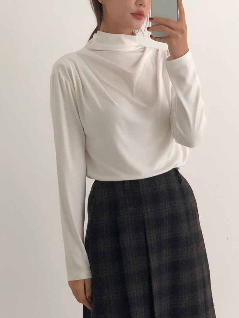 THE EYL韓國代購㊣女裝新品推薦人氣時尚職業25秋冬長袖T恤THE EYL長袖T恤