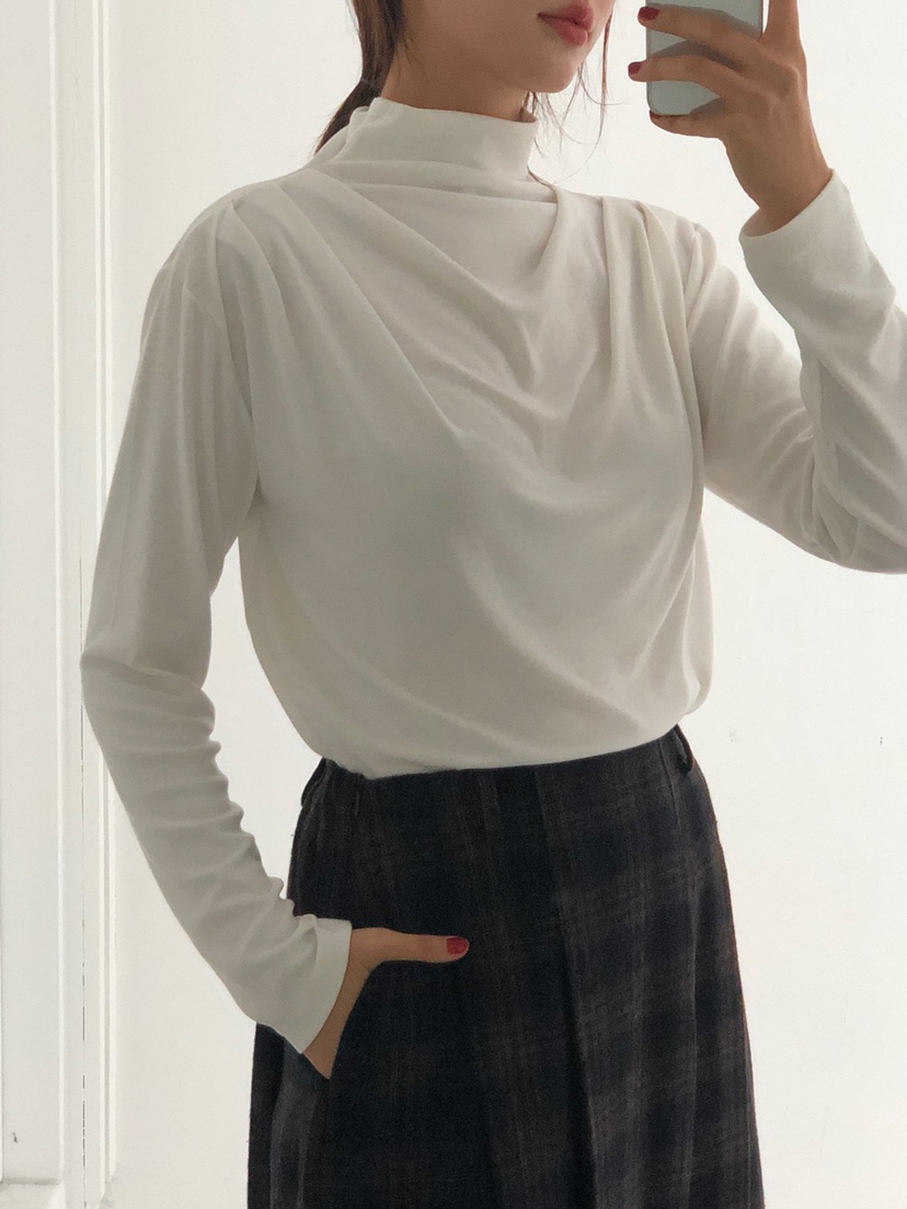 THE EYL韓國代購㊣女裝新品推薦人氣時尚職業25秋冬長袖T恤THE EYL長袖T恤