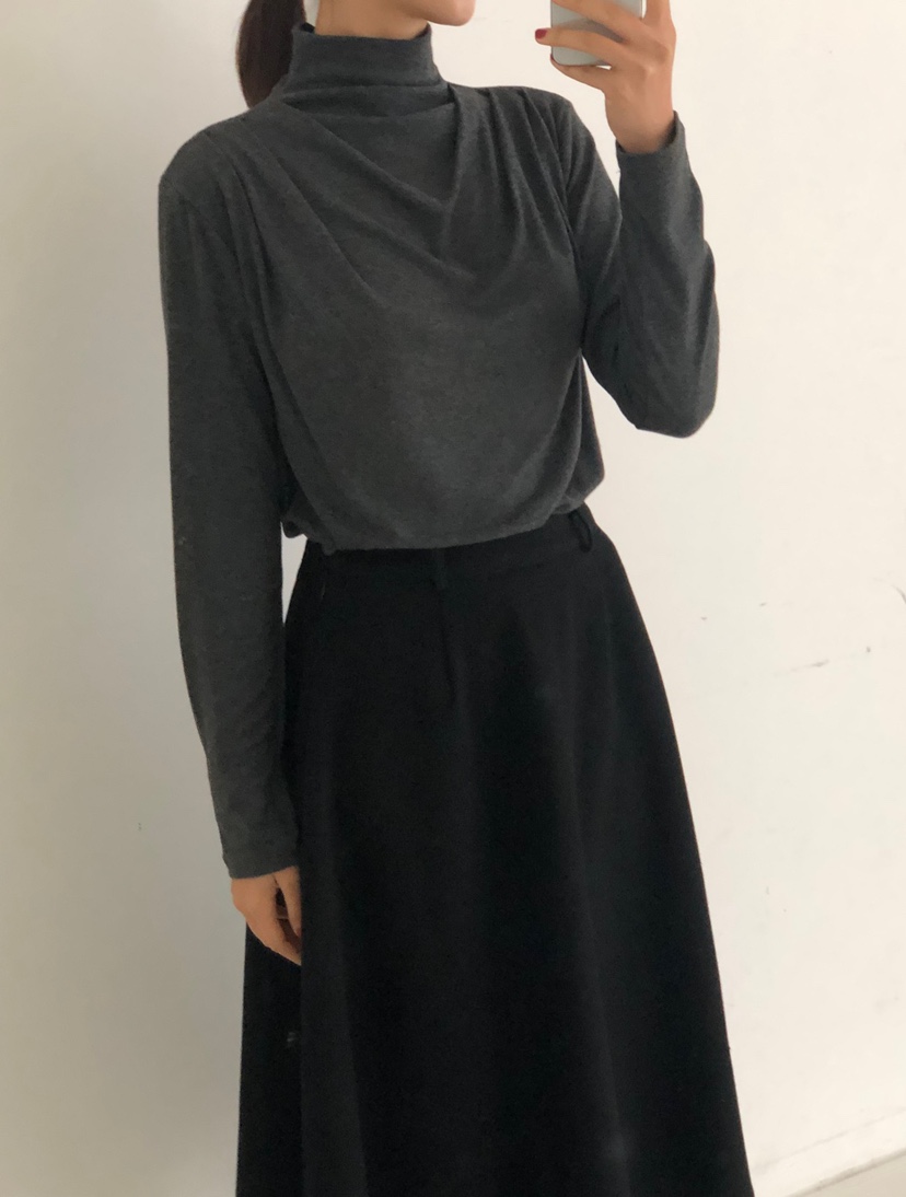 THE EYL韓國代購㊣女裝新品推薦人氣時尚職業25秋冬長袖T恤THE EYL長袖T恤