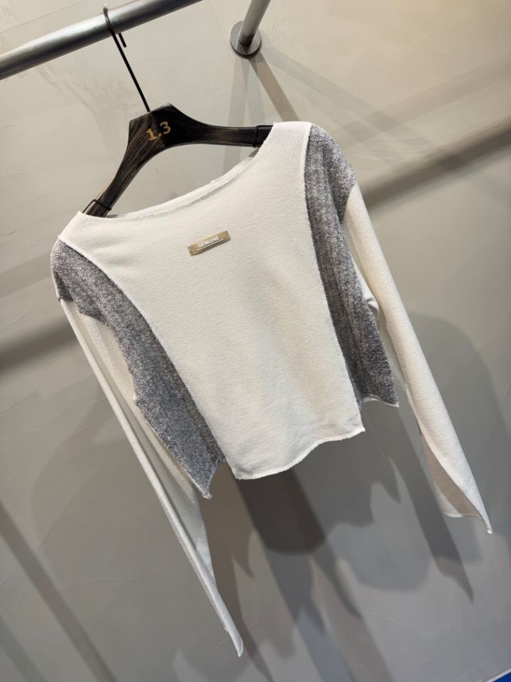 1.3東大門㊣實拍女裝新品時尚休閑職業真品推薦熱賣長袖T恤1.3長袖T恤