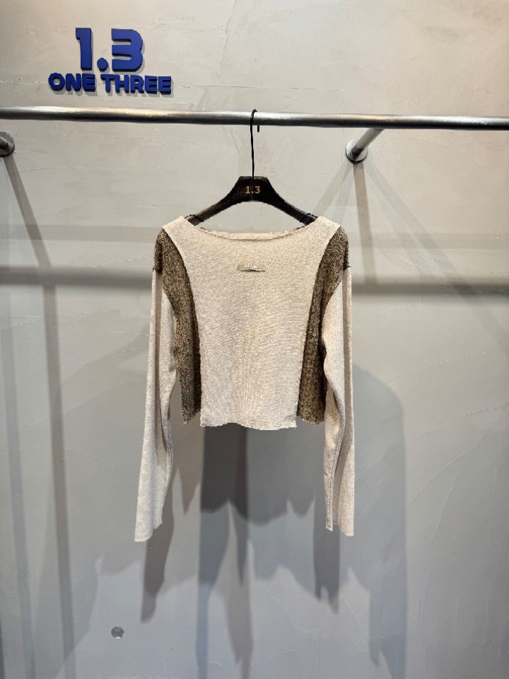 1.3東大門㊣實拍女裝新品時尚休閑職業真品推薦熱賣長袖T恤1.3長袖T恤圖色1