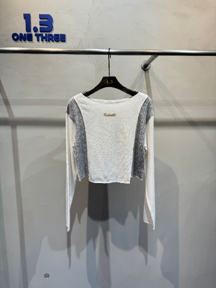 1.3東大門㊣實拍女裝新品時尚休閑職業真品推薦熱賣長袖T恤1.3長袖T恤圖色3