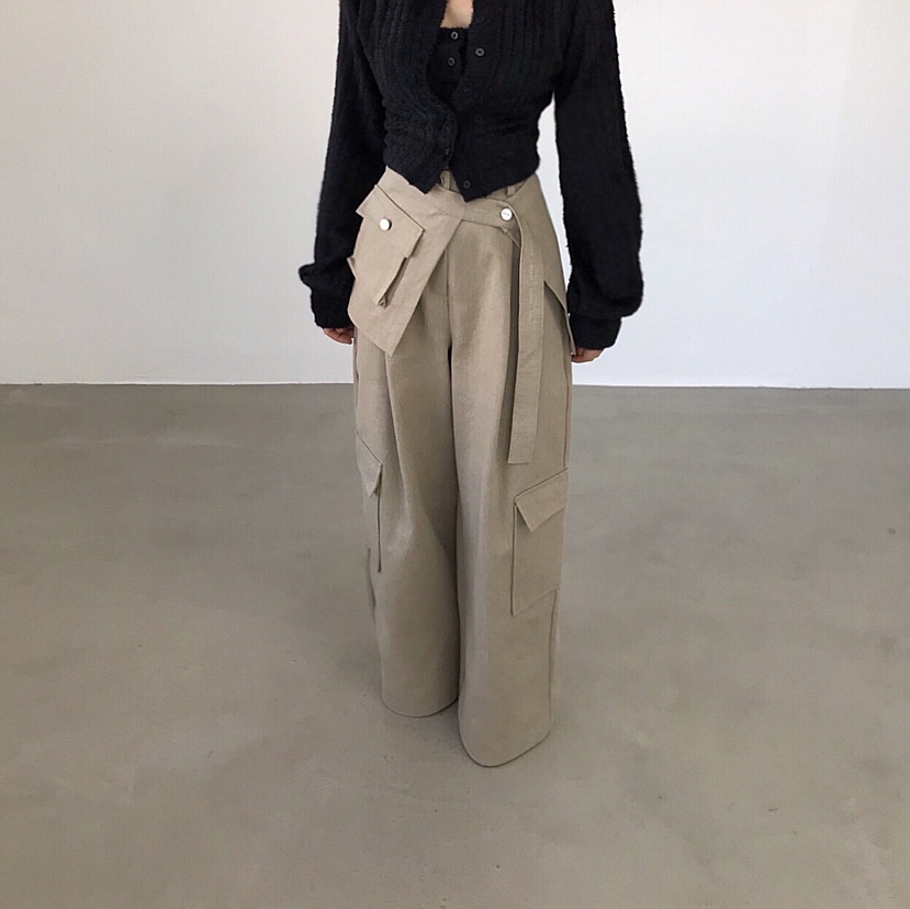 2TWO MOON韓國直郵㊣女士新款時尚熱賣休閑25秋冬真品休閑褲2TWO MOON休閑褲圖色2