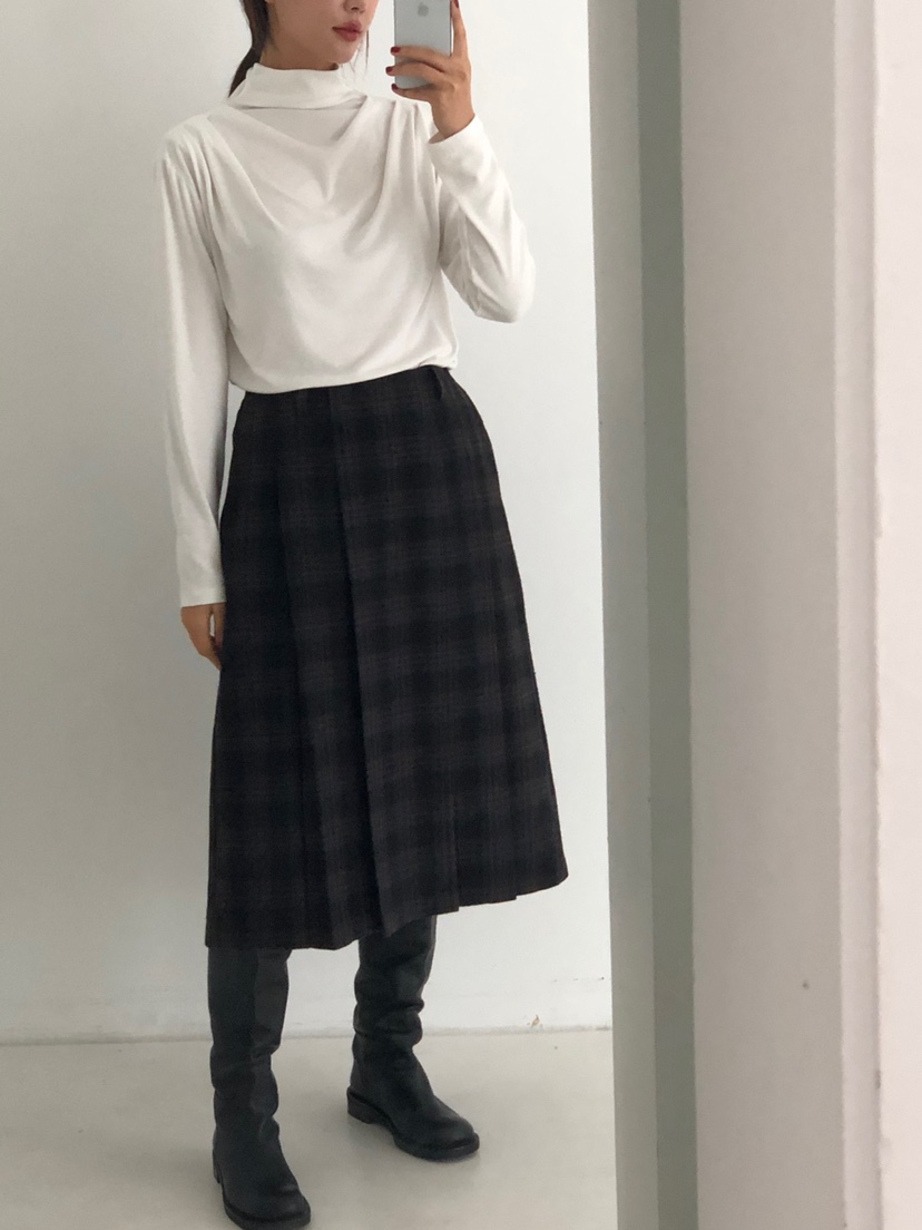 THE EYL東大門㊣直郵女士新品時尚休閑25秋冬半身裙中短裙THE EYL半身裙/中短裙