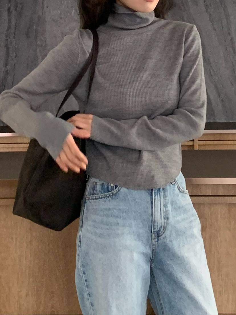 BLEECKER韓國代購㊣女士新款休閑25秋冬推薦時尚熱賣針織衫BLEECKER針織衫