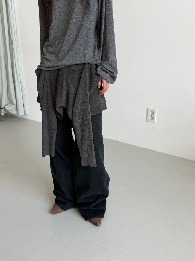 MINIMUZE東大門㊣直郵女士新款人氣25秋冬休閑熱賣短裙羊駝絨MINIMUZE短裙