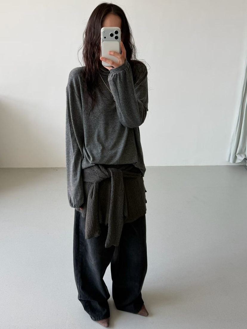 MINIMUZE東大門㊣直郵女士新款人氣25秋冬休閑熱賣短裙羊駝絨MINIMUZE短裙